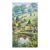 Terry Rodgers, Hillside Garden, 1989, oil on canvas
