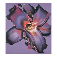 Lowell Nesbitt, Violet Lily, 1980, oil on canvas