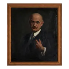 Sidney Dickinson, Portrait of Charles P. Gruppe, oil on canvas
