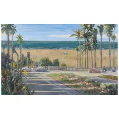Larry Cohen, View of the California Incline, 2023, oil on canvas