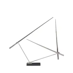 George Rickey, Divided Quadrilateral I, 1976, stainless steel