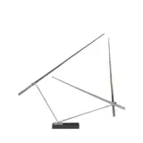 George Rickey, Divided Quadrilateral I, 1976, stainless steel