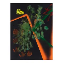 Uman, Kuku, 2022, oil and acrylic on paper