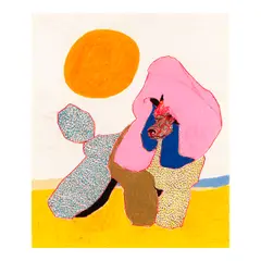 Untitled by Susumu Kamijo, 2017, oil, crayon and pastel pencil on paper, sold Sep 2026