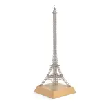 Chris Burden, Viagra Tower, stainless steel reproduction and erector parts on wood base