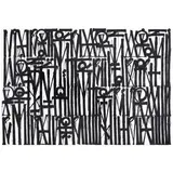 RETNA, Untitled, 2018, acrylic and crystalline on canvas