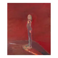Nathan Oliveira, Young Girl, 1962, oil on canvas