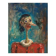 George Condo, The Albatross, 1984, oil on canvas