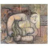 Lucretia Van Horn, Untitled (Reclining Woman), oil on canvas