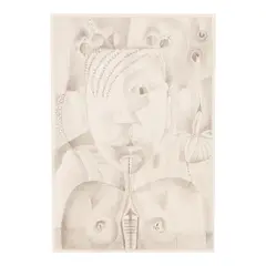 Lucretia Van Horn, Untitled (Abstract Figure), graphite on paper