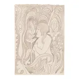 Lucretia Van Horn, Untitled (Woman in Landscape), graphite on paper