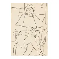 Richard Diebenkorn, Untitled, 1965, graphite on paper