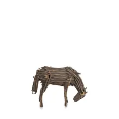 Deborah Butterfield, Untitled, 1980, wood, wire and mud