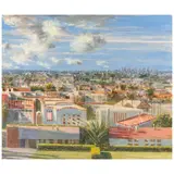 Larry Cohen, View from Taft and Franklin, 2023, oil on canvas