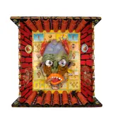 Einar, Reproduction of a Mexican Restaurant, 2007, blown glass, resin, ceramic and found objects on painted wood artist's frame