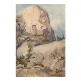 Albert Thomas Derome, Sugar Loaf Rock or Eagle Rock Near Kyburz, Kierchoff Dome and Granite Formation (a group of three), 1922