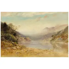 William Keith, Tears of the Mountain, oil on canvas