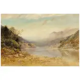 William Keith, Tears of the Mountain, oil on canvas