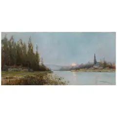 Bois-Le-Roi by Charles Rollo Peters, 1885, oil on canvas, sold Jul 2026