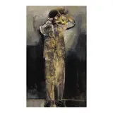 Arthur Okamura, Miles Davis, oil on canvas