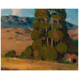 Eugen Neuhaus, Contra Costa Hills, oil on canvas