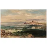 Mary Amanda Lewis, California Coast with Distant Fog, oil on canvas