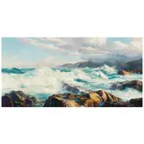 Bennett Bradbury, Seascape, oil on canvas