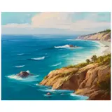 Earl I. Daniels, Crown Pt. and El Morro, Laguna Beach (a group of two)