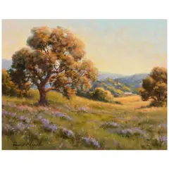 David Chapple, Sunrise, oil on canvas affixed to Masonite