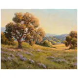 David Chapple, Sunrise, oil on canvas affixed to Masonite