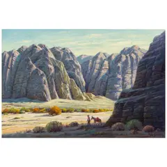 Paul Grimm, Nature's Sculpture, oil on Masonite