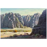 Paul Grimm, Nature's Sculpture, oil on Masonite