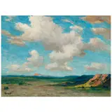Albert Lorey Groll, Flying Clouds, Arizona, oil on panel