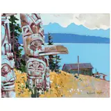 Robert Genn, Skeena Quiet, acrylic on canvas