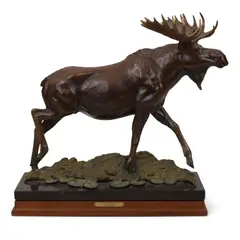 Jim Gilmore, Water's Edge, bronze with brown patina