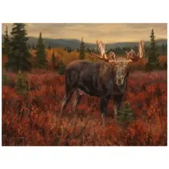 Ryan Skidmore, Watchful, oil on canvas