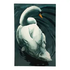 Untitled (Swan III) by William G. Garbe, 1984, watercolor and pencil on paper, offered Jul 2026