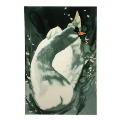 Untitled (Swan IV) by William G. Garbe, 1982, watercolor and pencil on paper, offered Jul 2026
