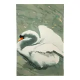 William G. Garbe, Untitled (Swan II), 1980, watercolor and pencil on paper