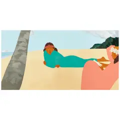 Pegge Hopper, Nā Pali Sands, n.d., Screenprint in colors on wove paper