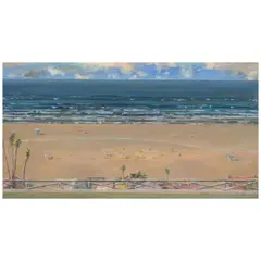 Larry Cohen, View from Ocean Avenue, Santa Monica, 2022, oil on canvas