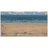 Larry Cohen, View from Ocean Avenue, Santa Monica, 2022, oil on canvas
