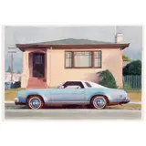 Robert Bechtle, Albany Monte Carlo, 1987, watercolor on silk