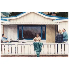 Robert Bechtle, Stinson Beach Cookout, 1978, watercolor on paper