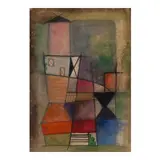 Untitled (Abstract Building) by Lucretia Van Horn, circa 1940, watercolor and ink on paper, sold Jun 2026