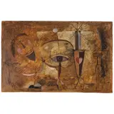 Lucretia Van Horn, Untitled (Four Abstract Figures), circa 1930, oil on board