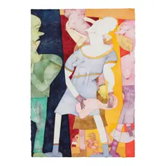 Gladys Nilsson, Small Cloth, 1986, watercolor on paper