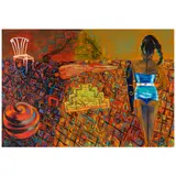 Judith Linhares, Levitation, 1982, oil on canvas