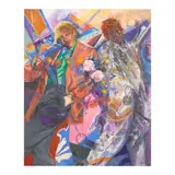 Joyce Treiman, Joker, Geometry and Me, 1987, oil on canvas