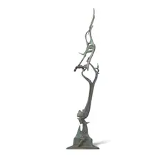 Richard Hunt, Sea Dive, 1996, bronze